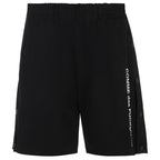 Comme Des Fuckdown Black Viscose Men Bermuda Short