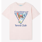 Casablanca Pink Cotton T-Shirt
