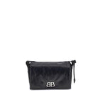 Balenciaga Black Calf Leather Bos Taurus Shoulder Bag