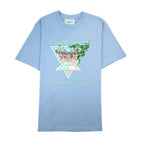Casablanca Blue Cotton T-Shirt