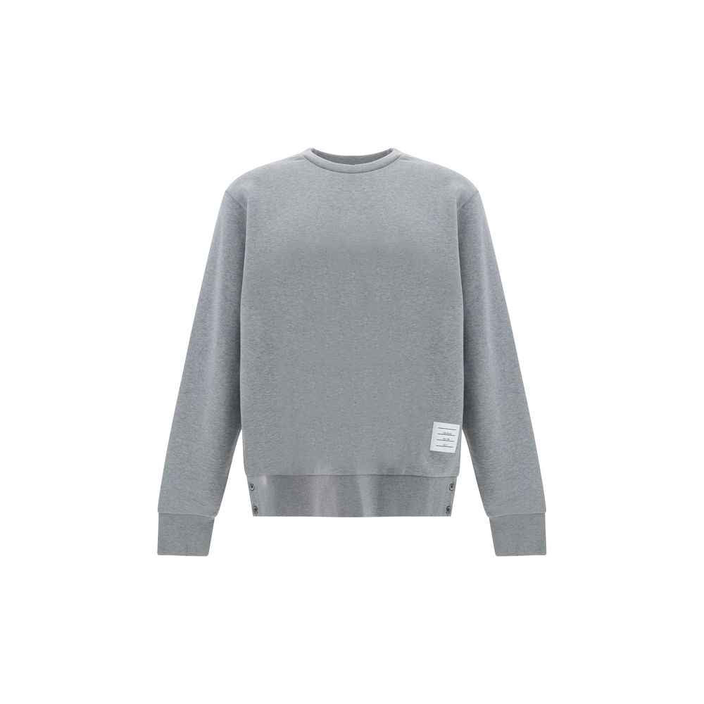 Thom Browne Gray Cotton Sweatshirt