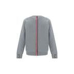 Thom Browne Gray Cotton Sweatshirt