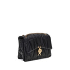 Versace Black Calf Leather Bos Taurus Shoulder Bag