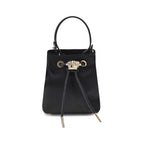 Versace Black Viscose Shoulder Bag