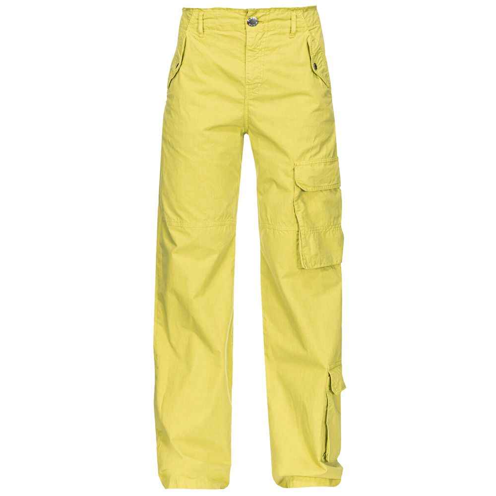 PINKO Green Cotton Women Cargo Pant