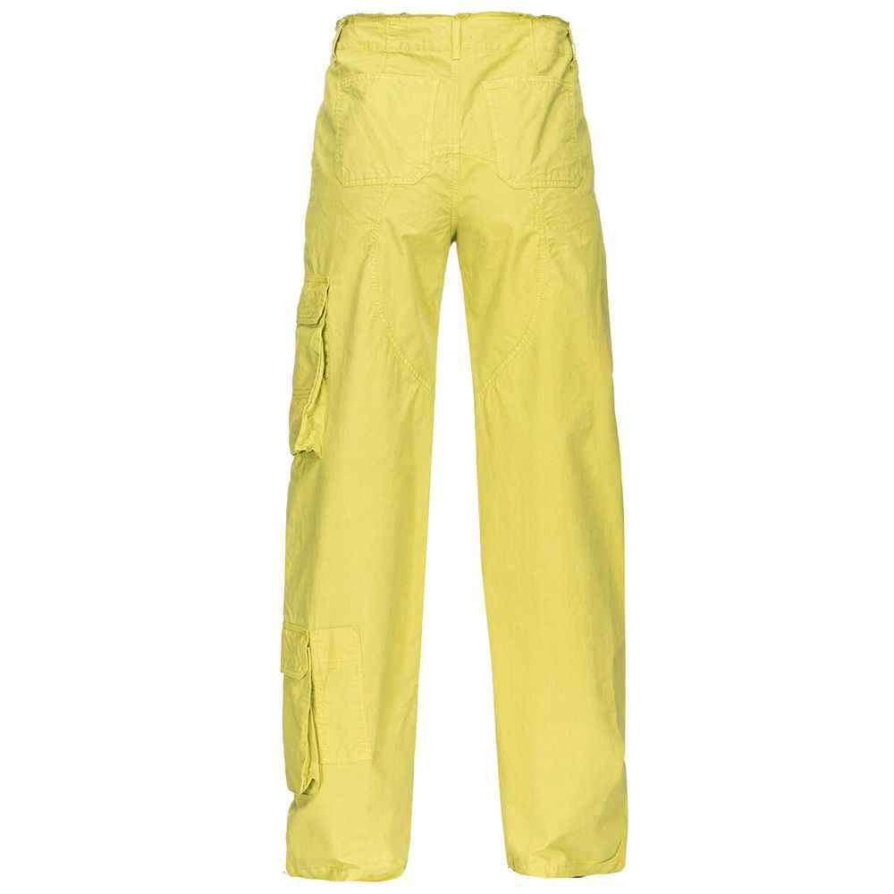 PINKO Green Cotton Women Cargo Pant