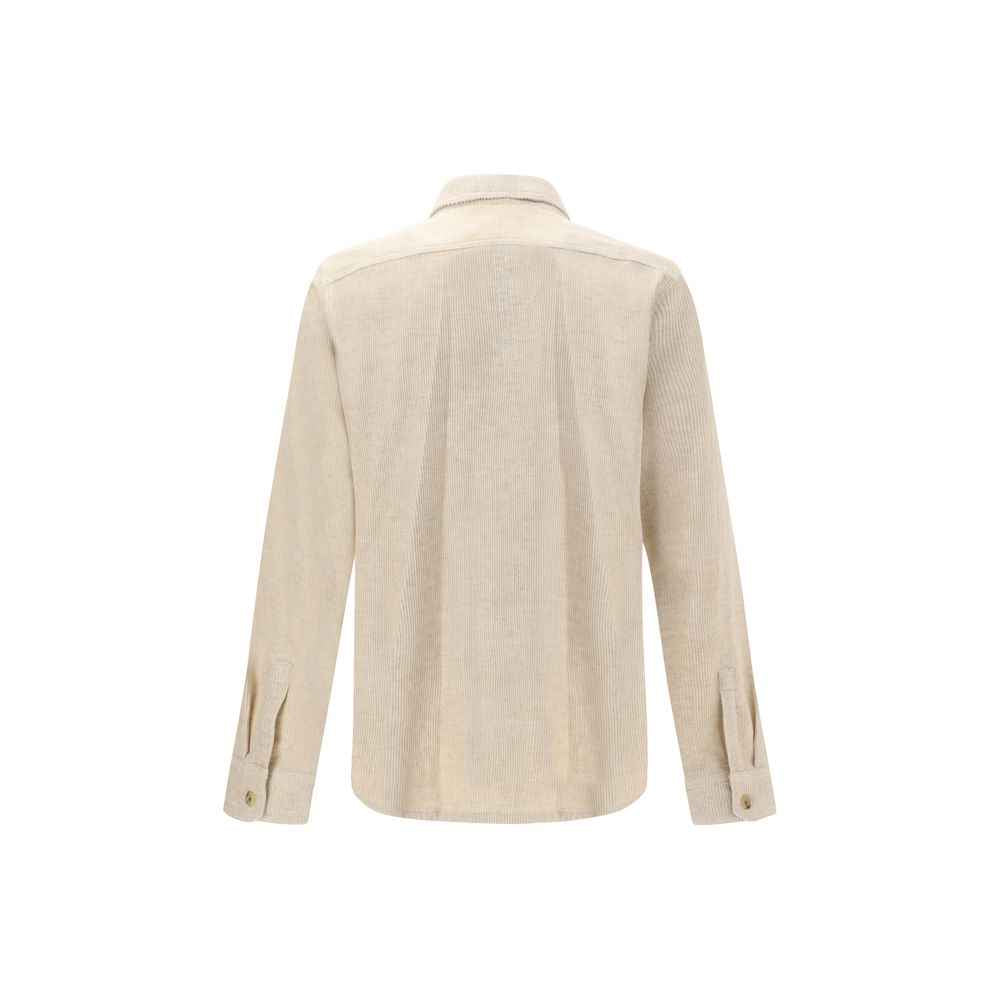 Rick Owens Cream Cotton Shirt