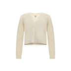 Rick Owens White Alpaca Vicugna Pacos Sweatshirt