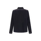 Rick Owens Black Fleece Wool Coat