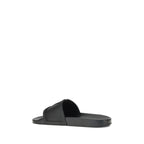 Valentino Garavani Black Rubber Sandals