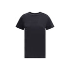PINKO Black Cotton T-Shirt
