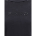 PINKO Black Cotton T-Shirt
