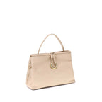 Coccinelle Cream Calf Leather Bos Taurus Handbag