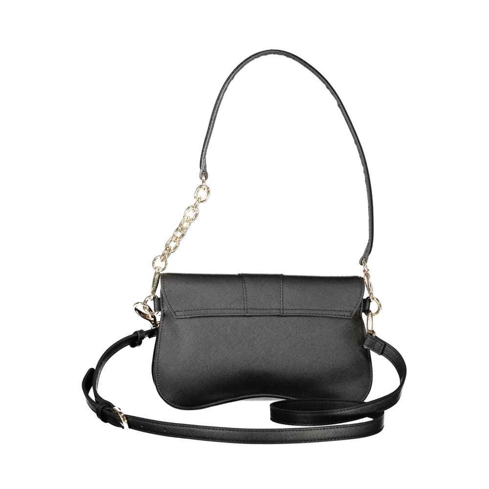 Mario Valentino Black Polyethylene Women Handbag