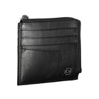 Piquadro Black Leather Wallet