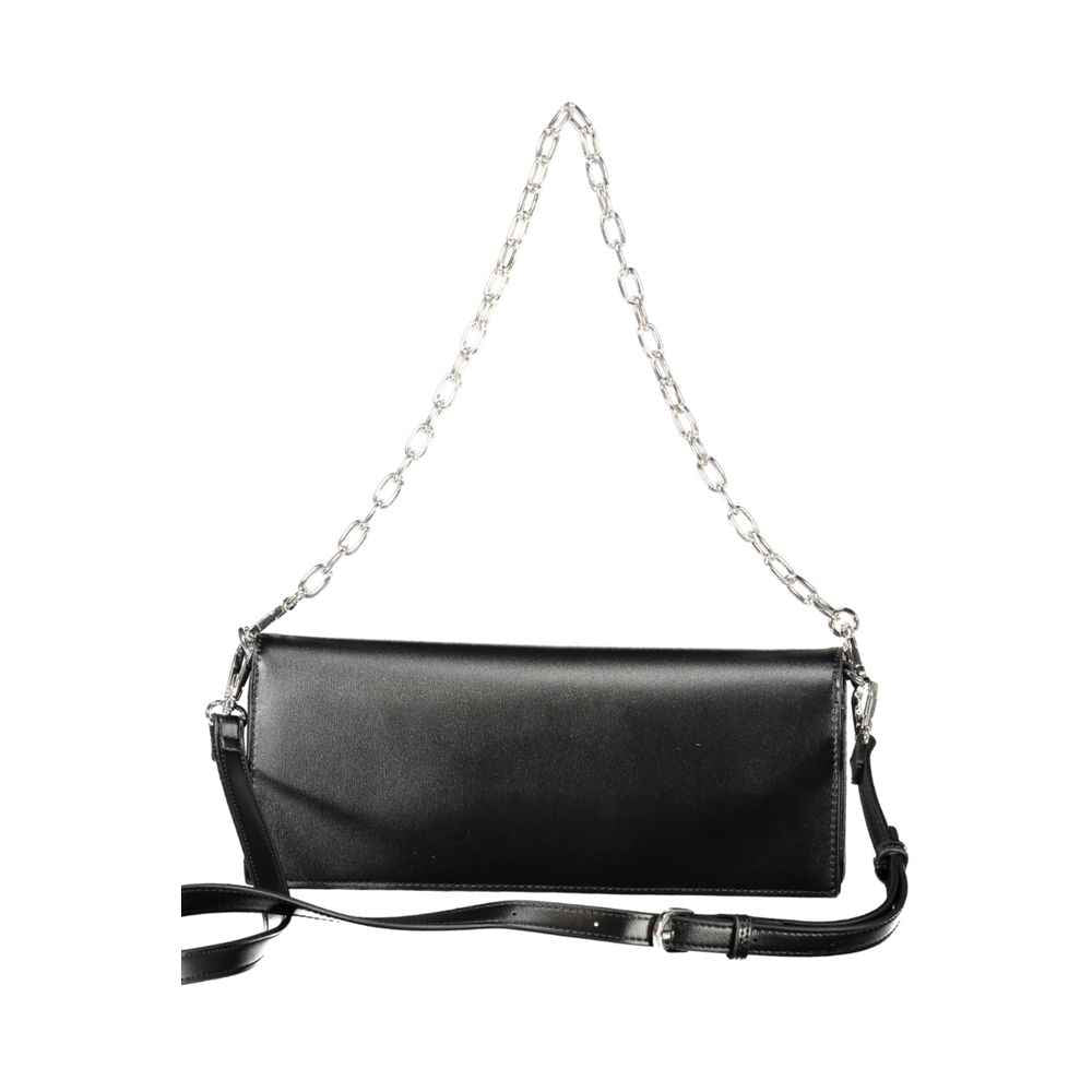 Mario Valentino Black Polyethylene Women Handbag