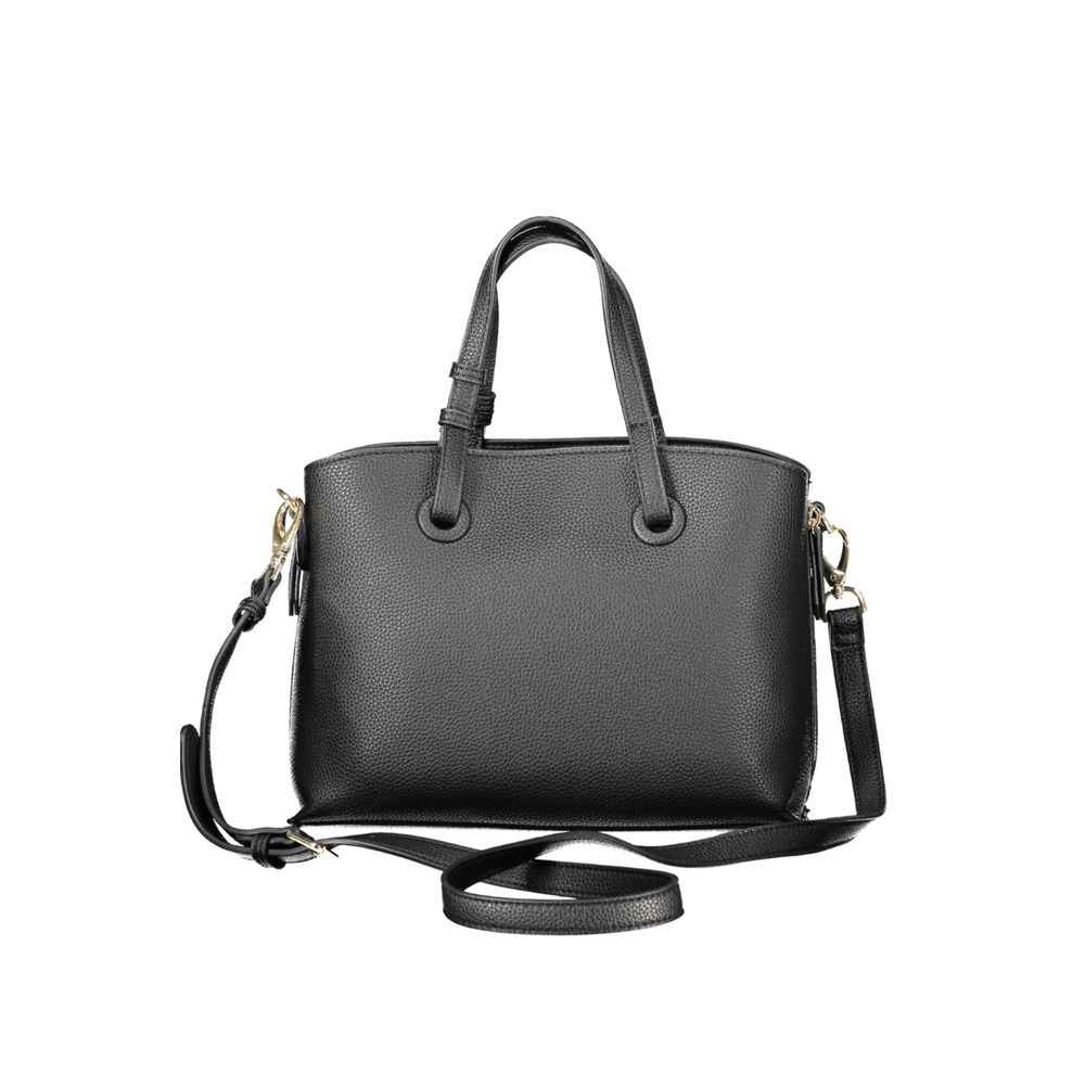 Mario Valentino Black Polyethylene Women Handbag