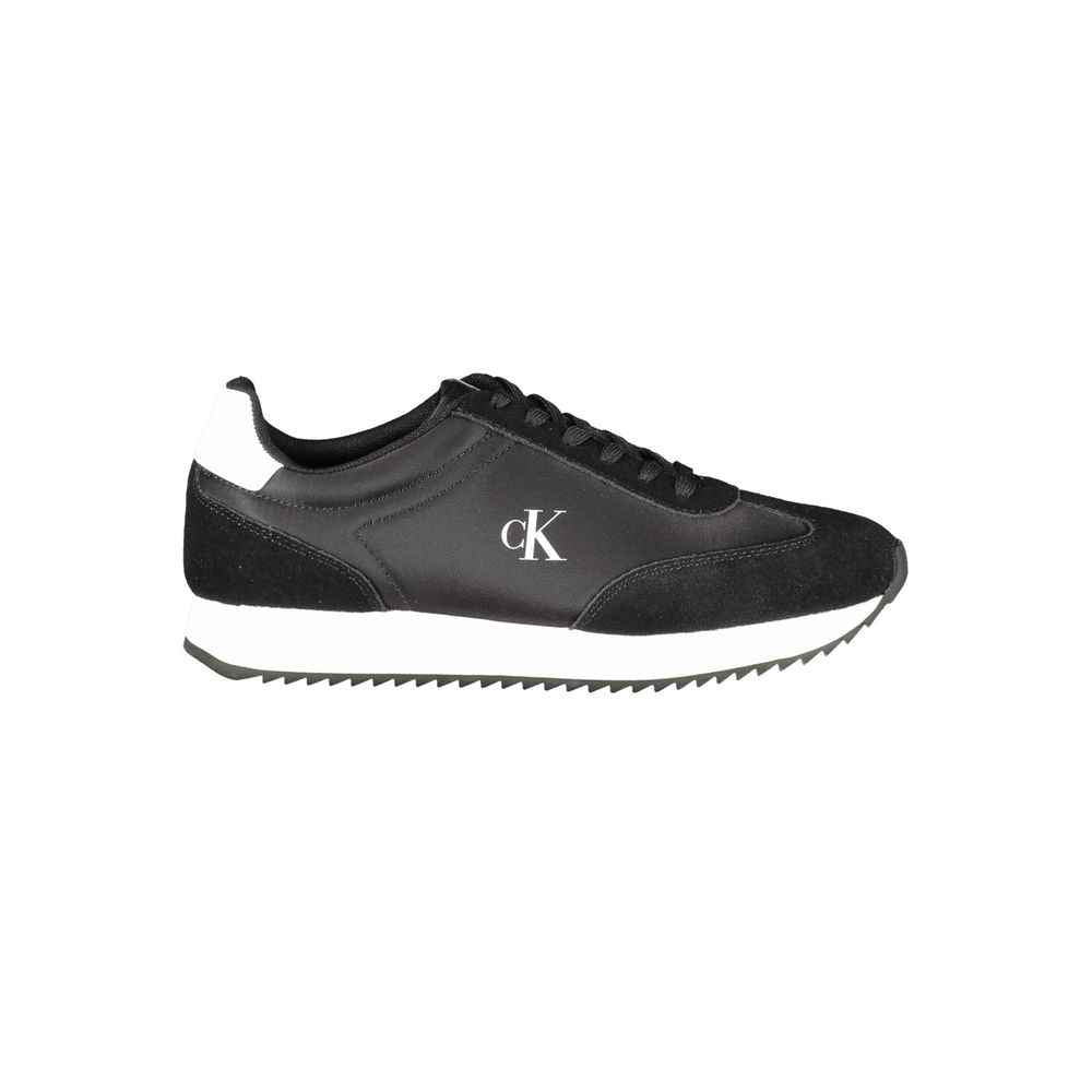 Calvin Klein Black Leather Women Sneaker