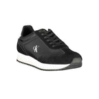 Calvin Klein Black Leather Women Sneaker