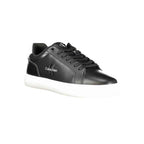 Calvin Klein Black Leather Men Sneaker