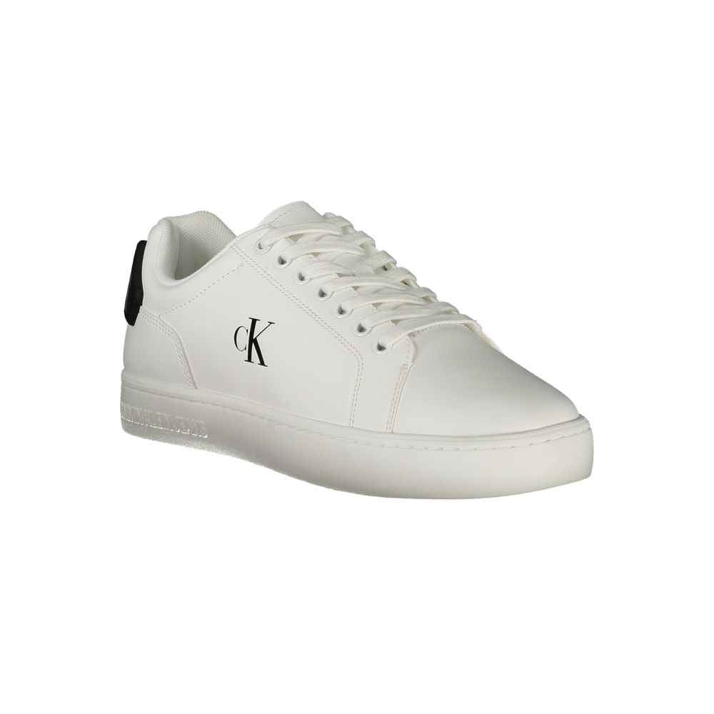 Calvin Klein White Leather Men Sneaker
