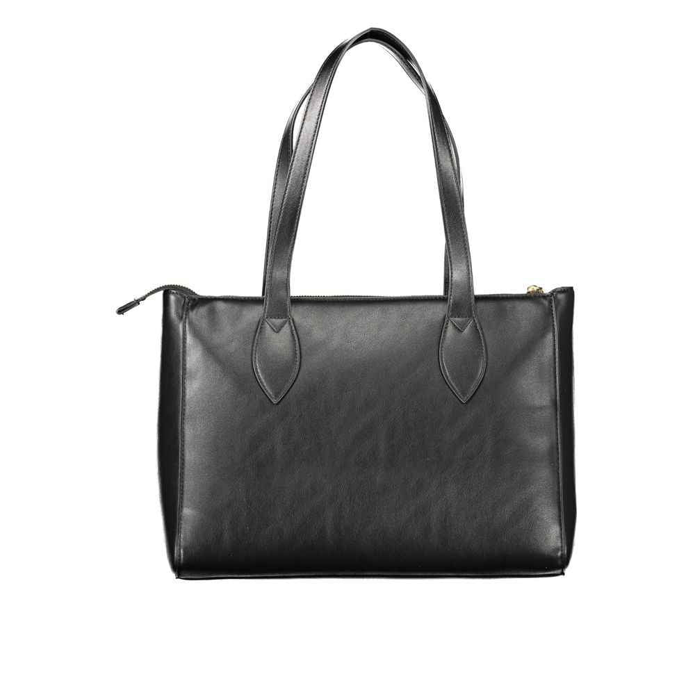 Mario Valentino Black Polyethylene Women Handbag