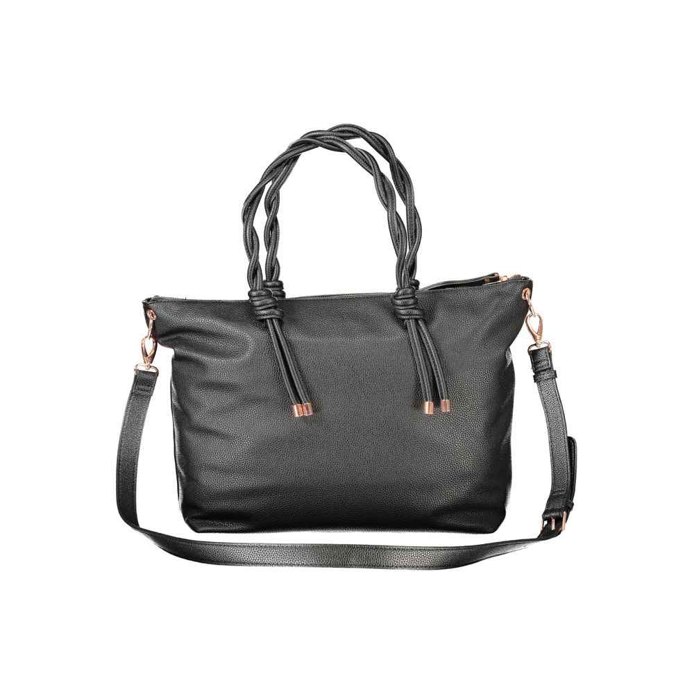 Mario Valentino Black Polyethylene Women Handbag