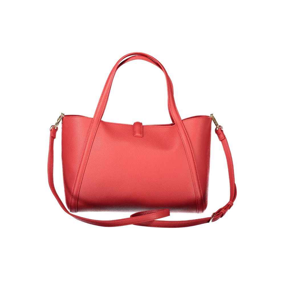 Mario Valentino Red Polyethylene Women Handbag