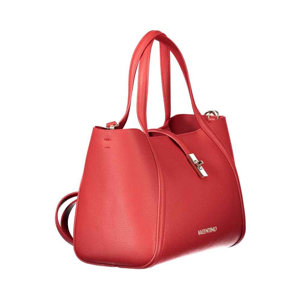 Mario Valentino Red Polyethylene Women Handbag