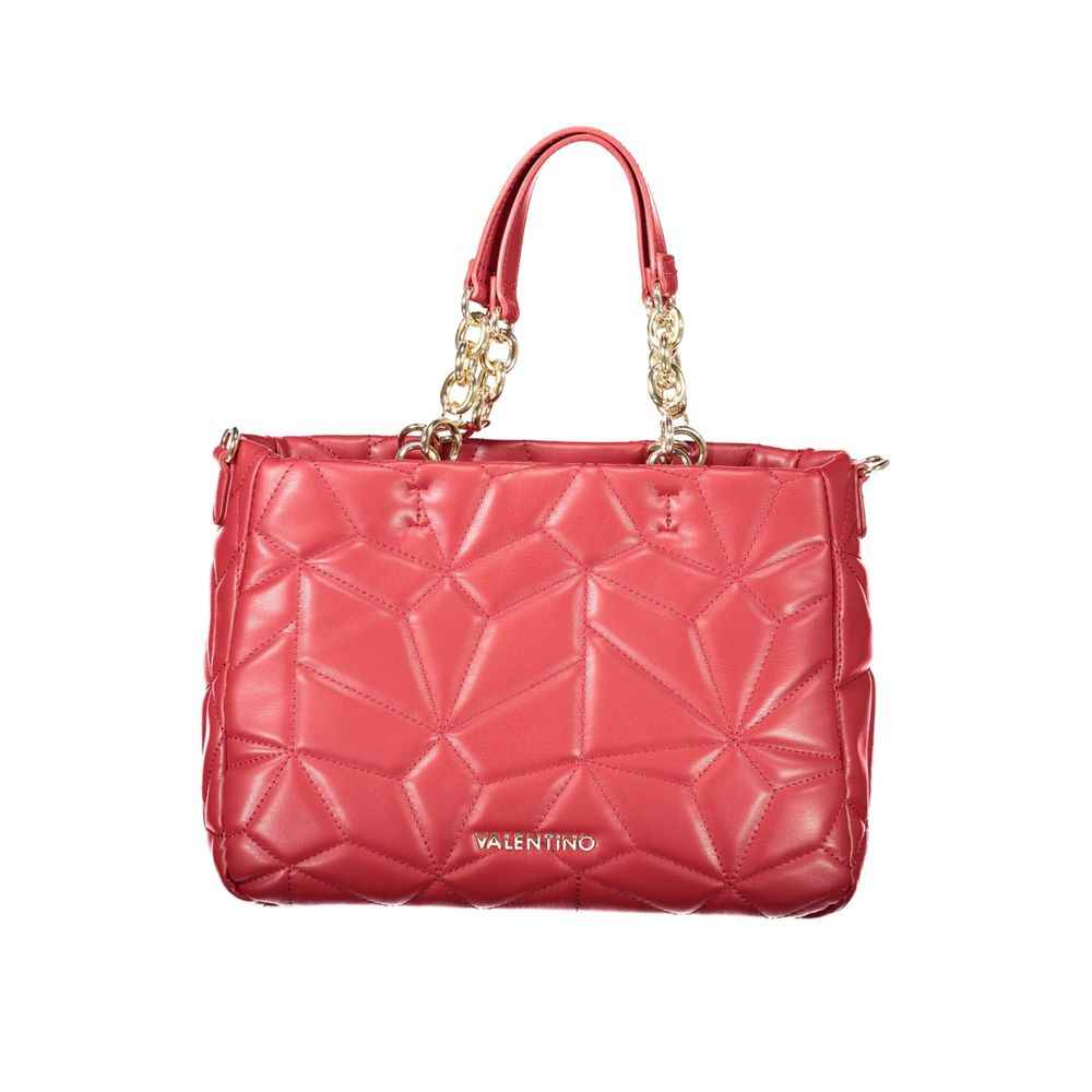 Mario Valentino Red Polyethylene Women Handbag