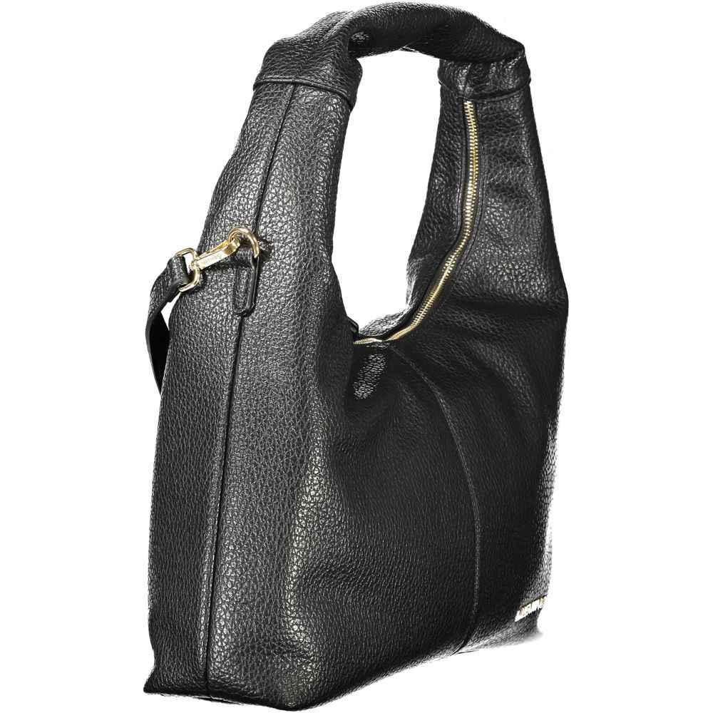 Mario Valentino Black Polyethylene Women Handbag