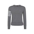 Thom Browne Gray Cotton Sweatshirt