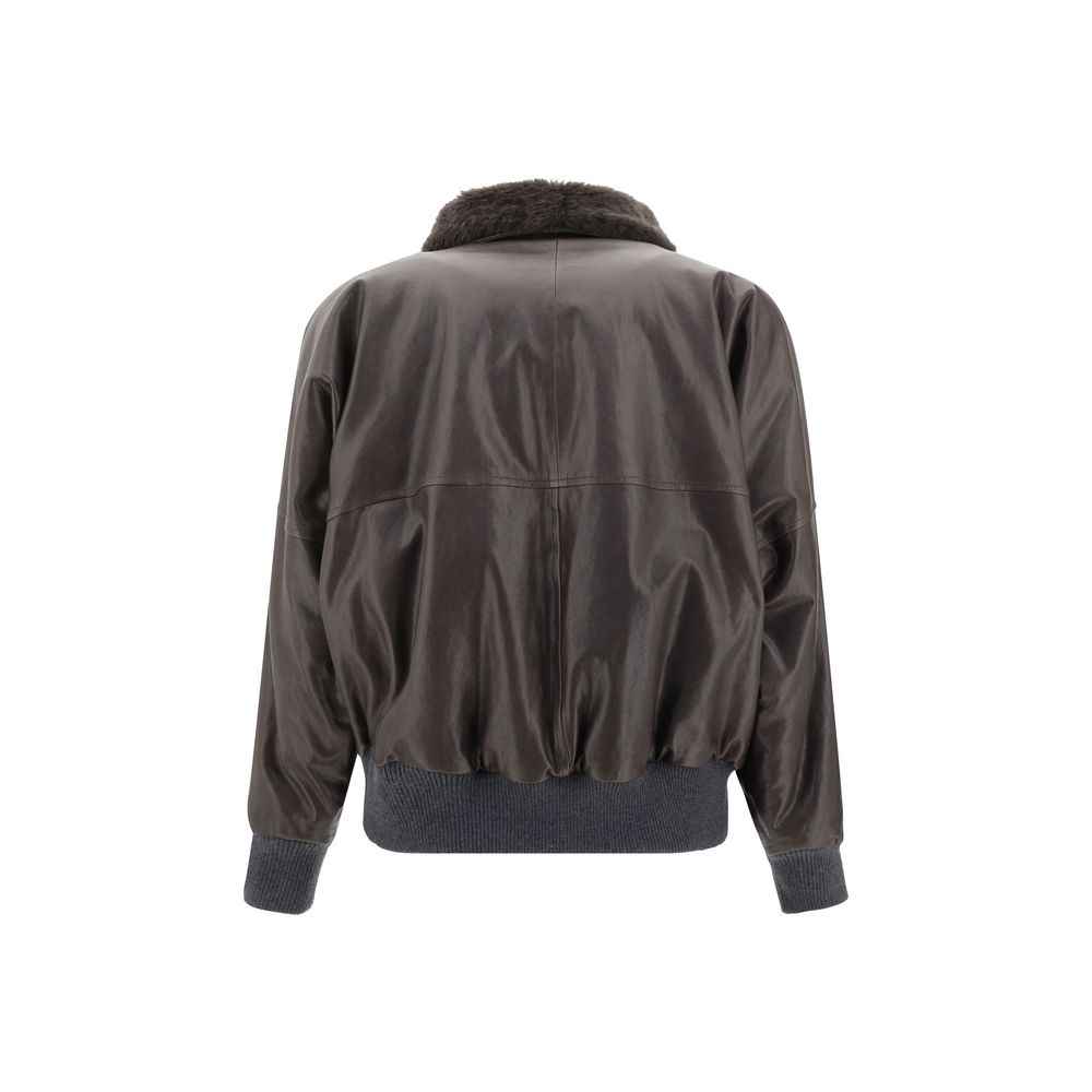 Brunello Cucinelli Leather Jacket