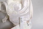 Dolce & Gabbana White Silk Underwired Balconette Bra Underwear