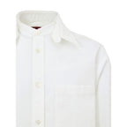 Gucci White Cotton Dress Shirt
