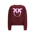 PINKO Bordeaux Wool Sweatshirt
