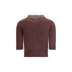 PINKO Brown Nylon Sweatshirt