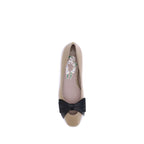 Valentino Garavani Brown Calf Leather Bos Taurus Ballet Flats