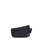 Alexander McQueen Black Calf Leather Bos Taurus Shoulder Bag
