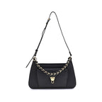 Coccinelle Black Calf Leather Bos Taurus Shoulder Bag