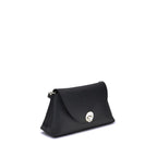 Coccinelle Black Calf Leather Bos Taurus Shoulder Bag