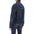 Balenciaga Blue Cotton Denim Jacket