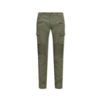 Balmain Green Cotton Cargo Pants