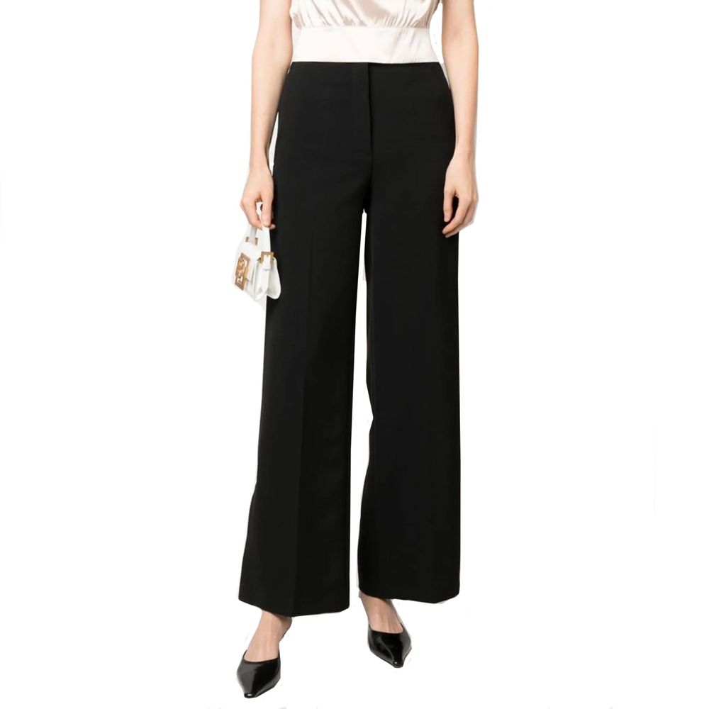BLANCA VITA Black Elastane Pants