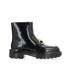 Bottega Veneta Black Calfskin Ankle Boots