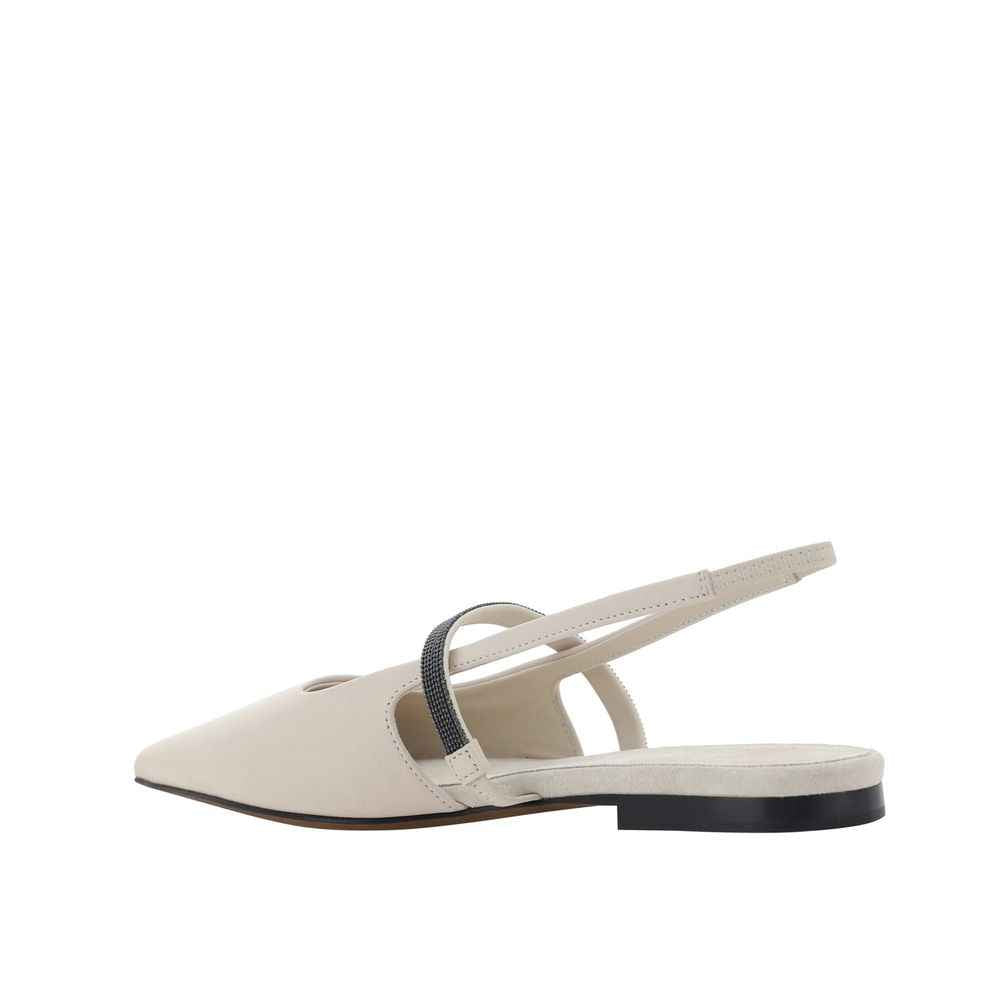 Brunello Cucinelli Slingback Flats