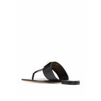 Valentino Garavani Black Leather Sandals