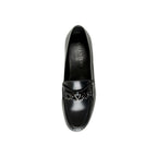 Valentino Garavani Black Leather Slip-On Loafers