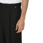Gucci Black Polyester Bermuda Shorts