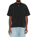 Off-White Black Cotton T-Shirt